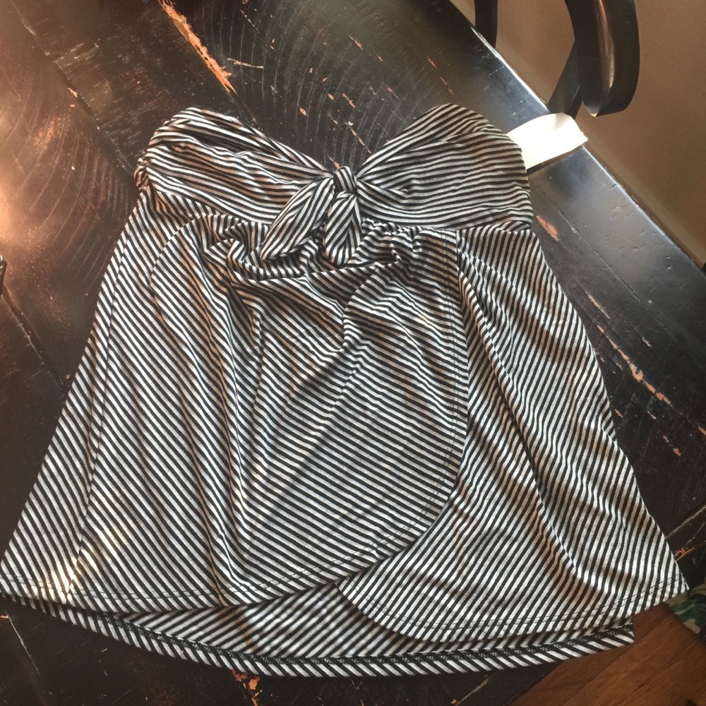 Ella Moss Striped Tube Top